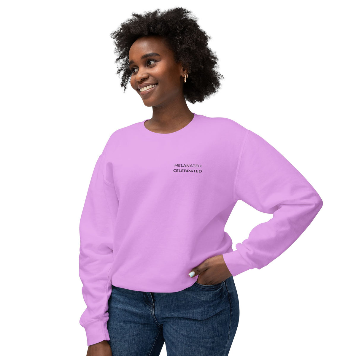 Melanated Celebrated Crewneck Sweatshirt
