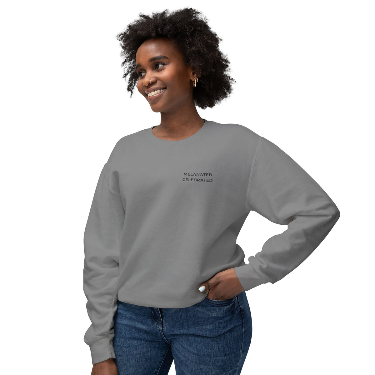 Melanated Celebrated Crewneck Sweatshirt