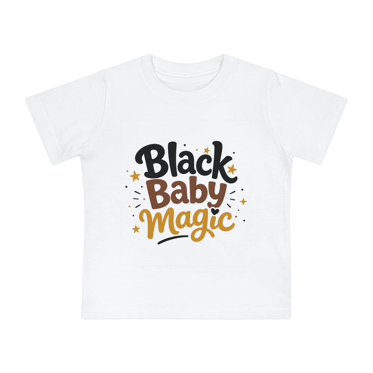 Baby T-Shirt — "Black Baby Magic" Graphic Tee for Infants (Celebration, Pride & Gift)