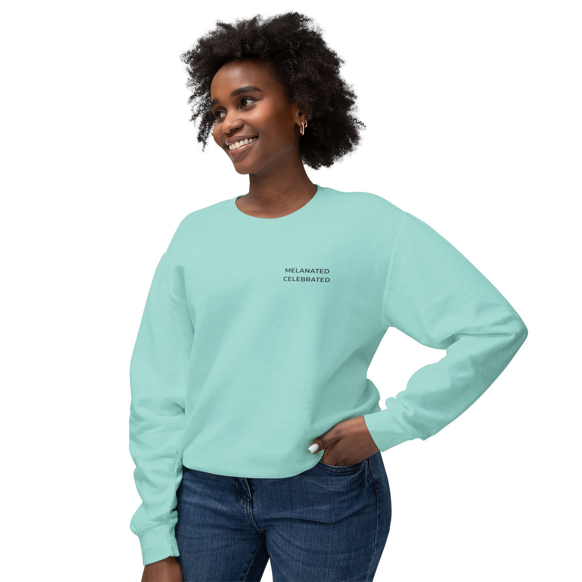 Melanated Celebrated Crewneck Sweatshirt