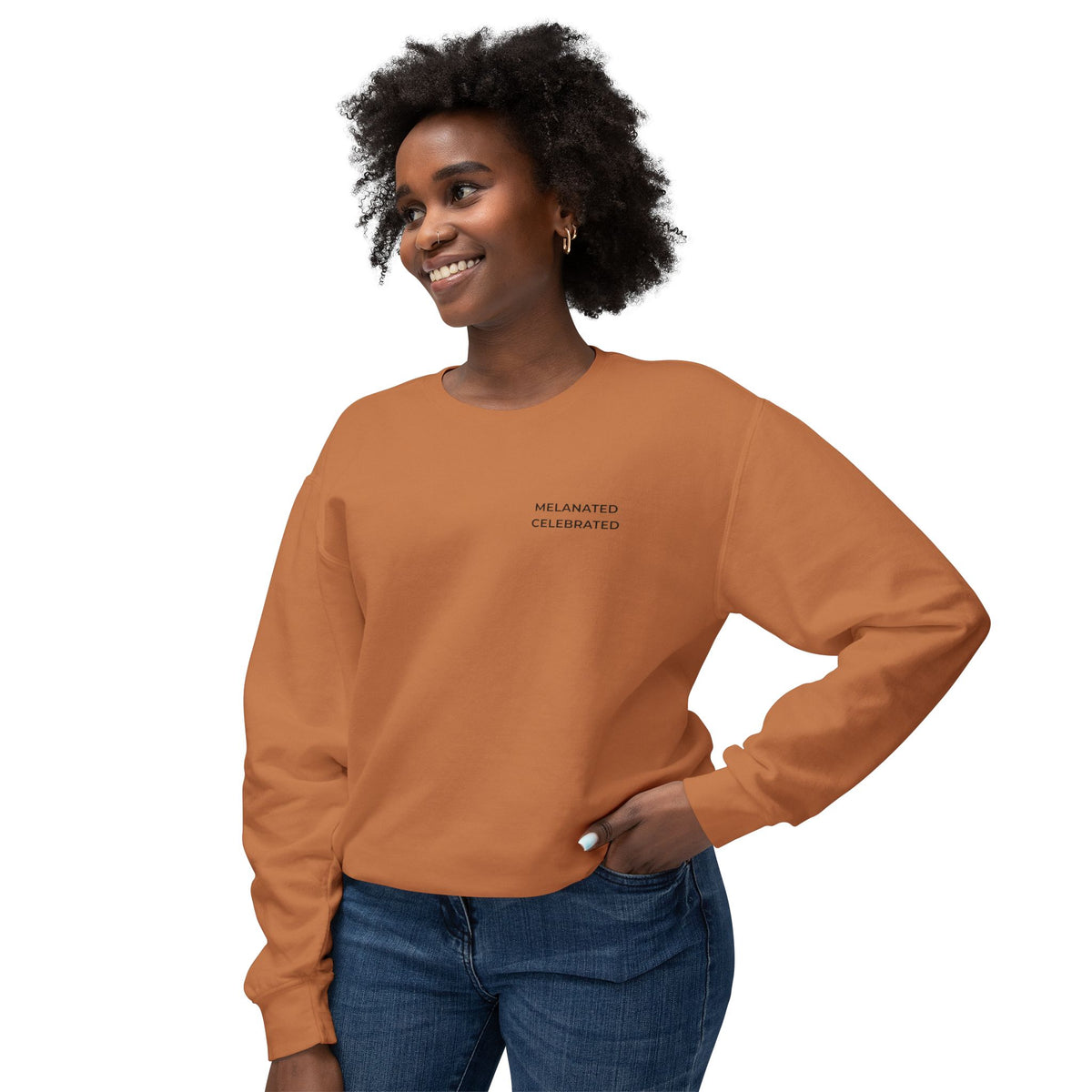 Melanated Celebrated Crewneck Sweatshirt