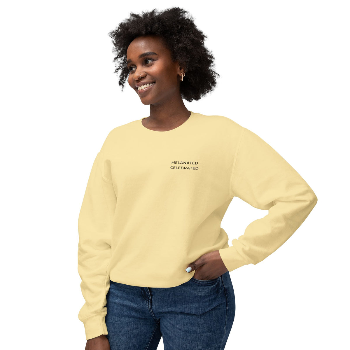 Melanated Celebrated Crewneck Sweatshirt