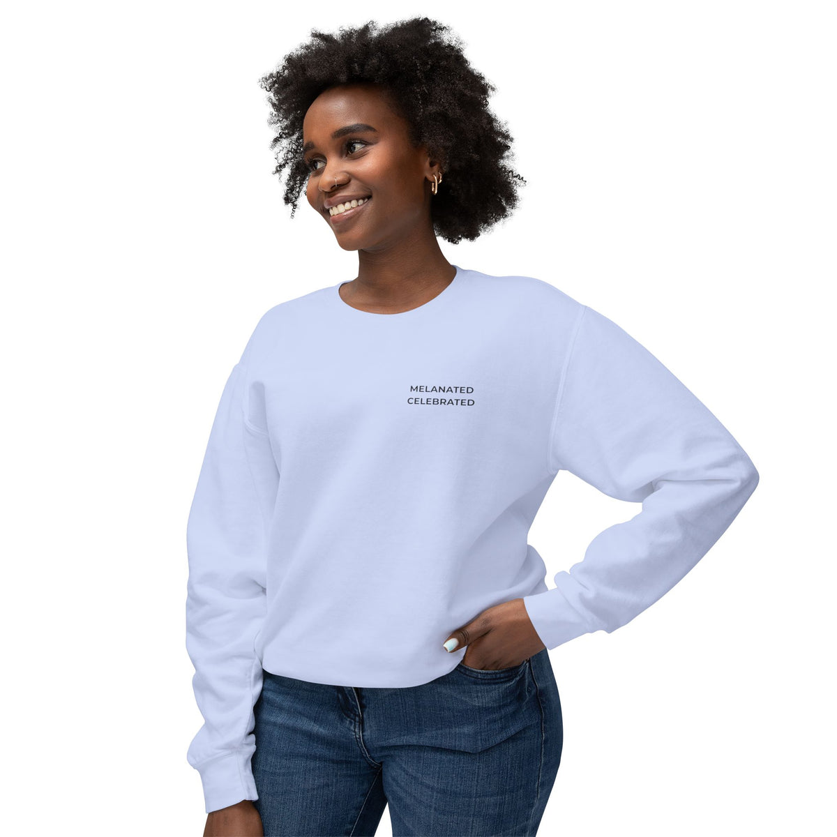 Melanated Celebrated Crewneck Sweatshirt